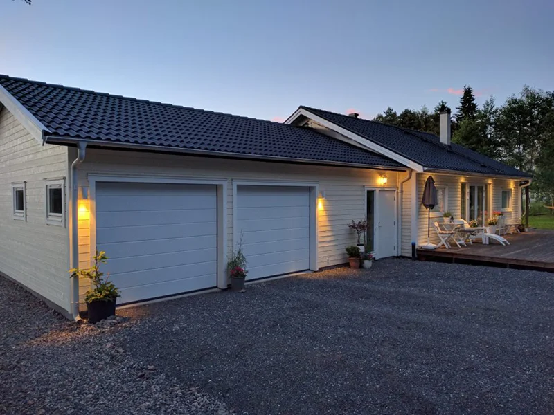 Ommalning garage platrenovering Jarna Overjarn