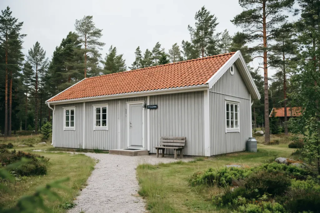 renovering av tegeltak p fritidshus i ytterj rna