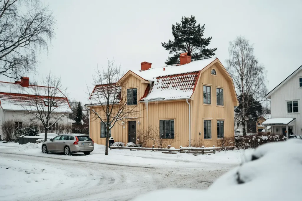 sn p taket s vet villa gare n r sn skottning och sn r jning beh vs